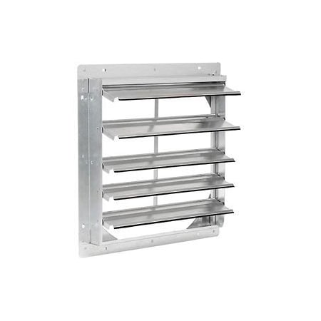 Global Industrial Shutter For 18in Exhaust Fan, 21-1/8inW x 21inH 245714